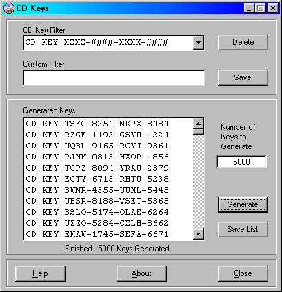 5 Steam CD keys serial key or number