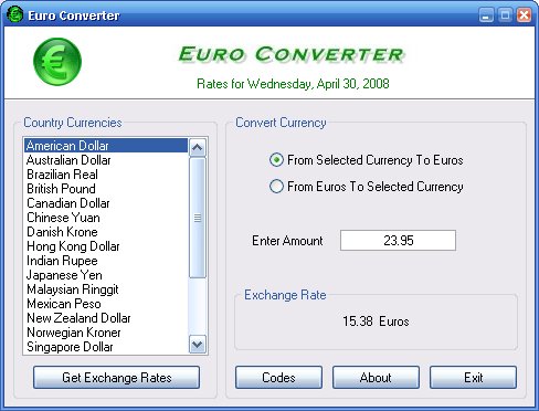 euros to converter